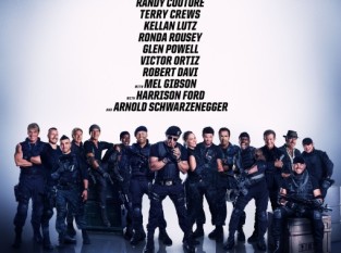 Expendables 3 starring Sylvester Stallone, Harrison Ford
